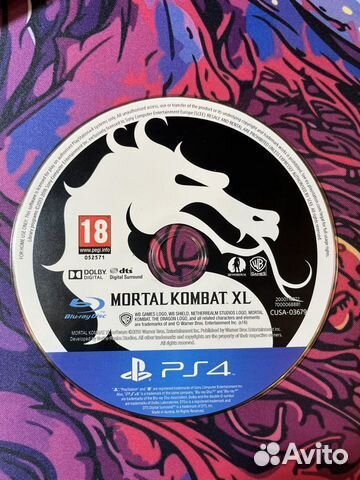 Игра(диск) Sony PlayStation 4 Mortal Kombat XL