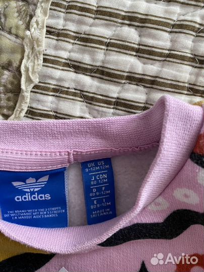 Флисовый спортивный костюм Adidas