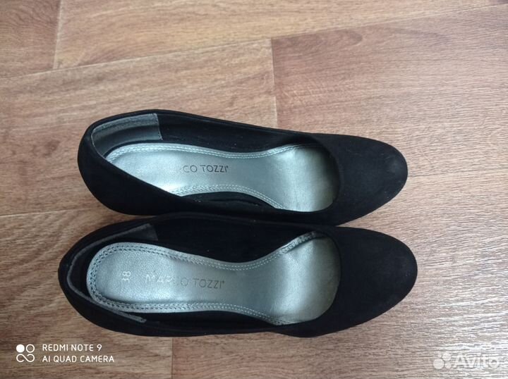 Туфли Marco tozzi. 37 натуральная замша Новые
