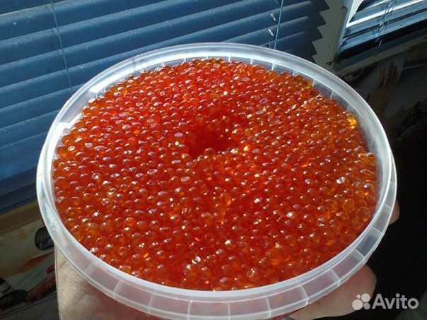 Красная икра Кеты- слабосоленая