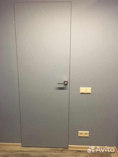 Скрытые межкомнатные двери под покраску