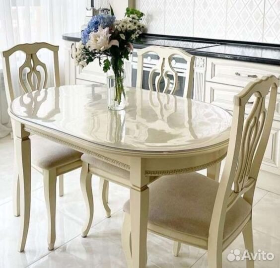 Гибкое стекло Защита для стола Круги Овалы