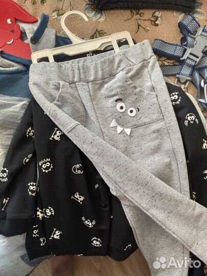 Детская одежда для мальчиков 1-2 года штаны+кофта