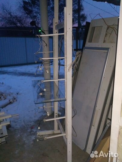 Полка, стеллаж, витрина, стеклянная полочка