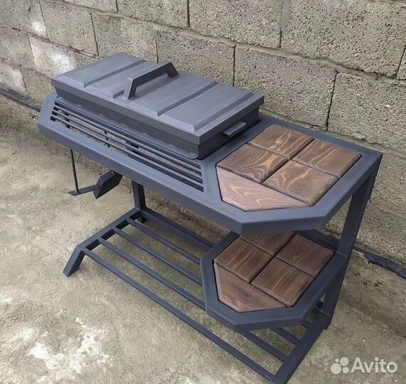 Мангал, мангал с крышей