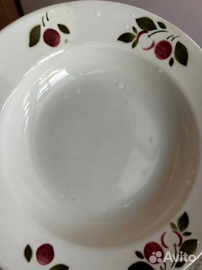 Старинная тарелка зик Конакова 1962 суповые