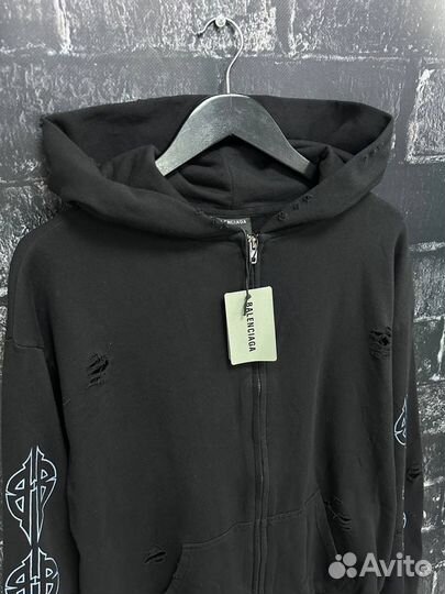 Зип худи balenciaga paris moon