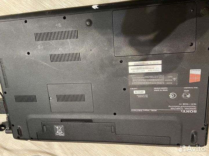 Sony vaio Sve1712e1rb