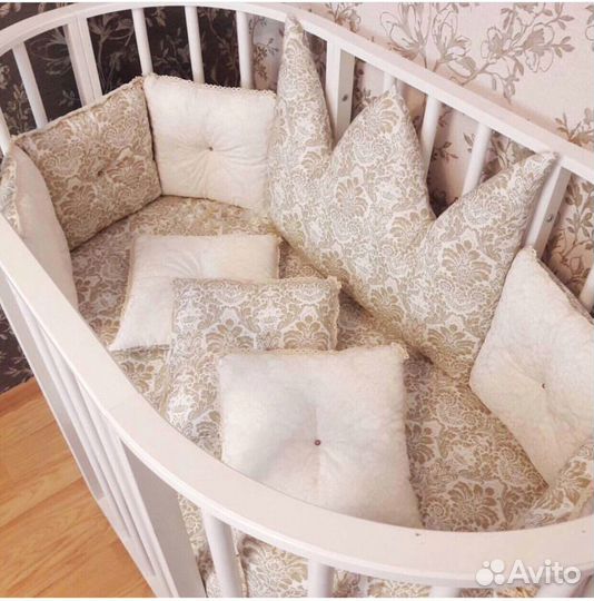 Бортики в детскую кроватку