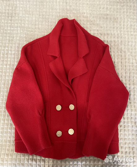 Красный кардиган на прохладную погоду, 46/48