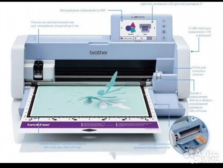 Режущий плоттер Brother Scanncut sdx1200