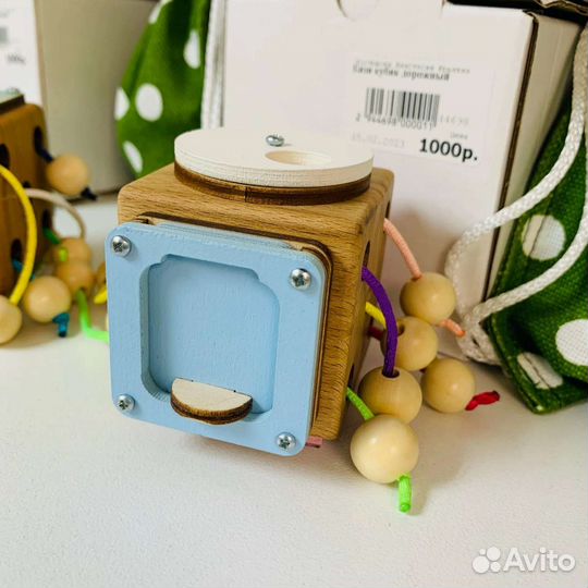 Кубики развивающие, Бизикубик дорожный, бизиборд