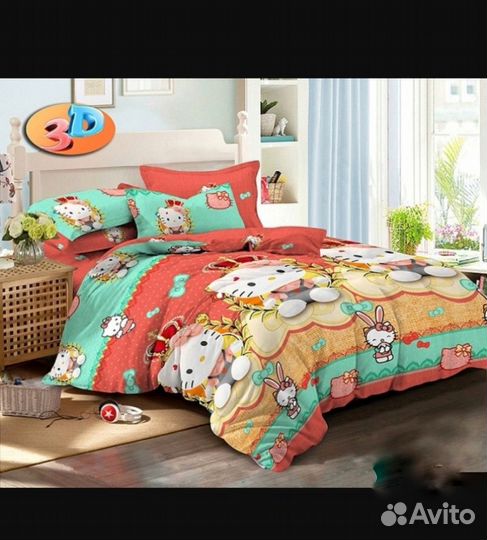 Детский Комплект постельного белья. поплин