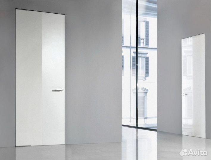 Скрытые двери под отделку