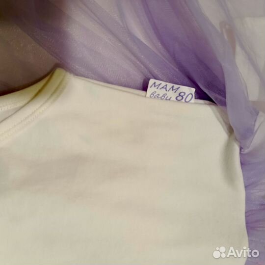 Платье боди для девочки 80