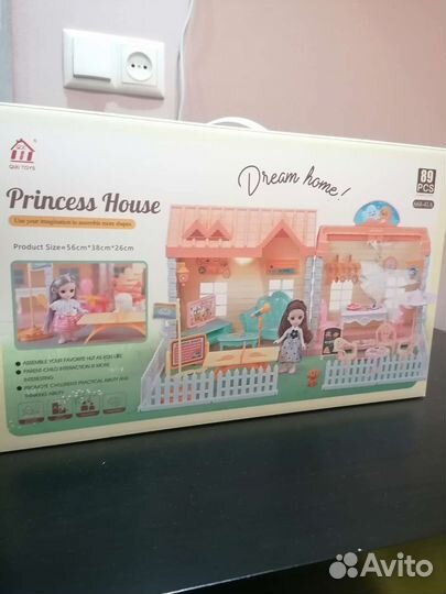 Кукольный домик с мебелью Princess house