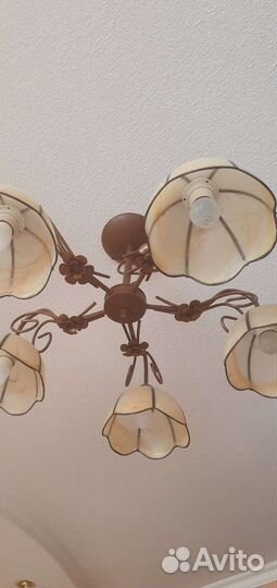 Люстра потолочная бу
