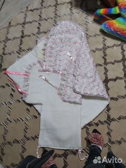 Конверт на выписку зимний для девочки