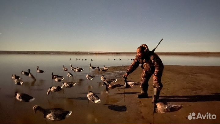 Чучела гусей для охоты (ветровые флюгера)