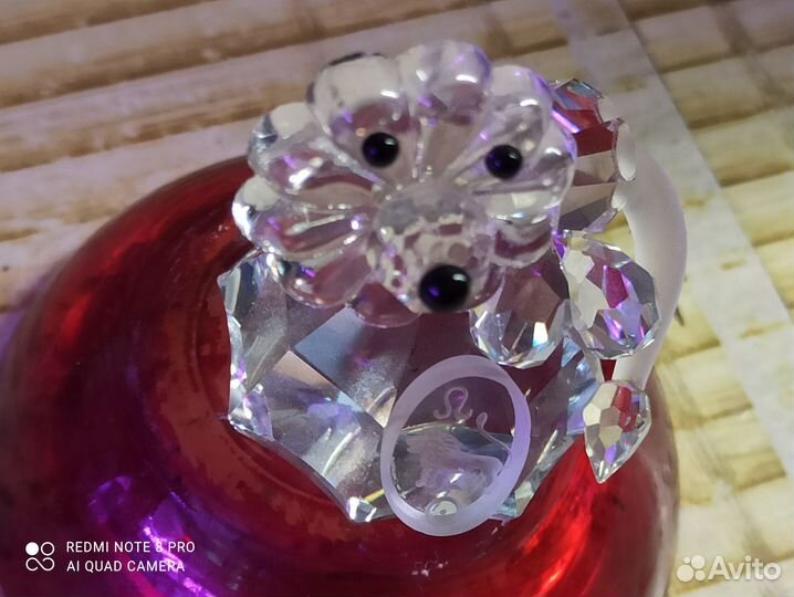 Хрустальная фигурка лев