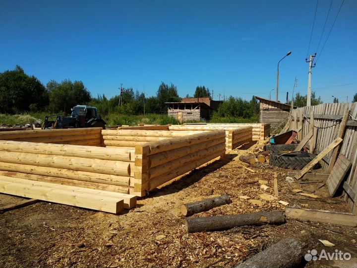 Срубы на заказ из зимнего леса