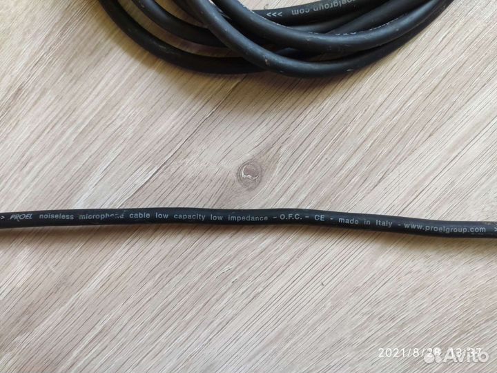 Аудио кабель XLR для микрофона