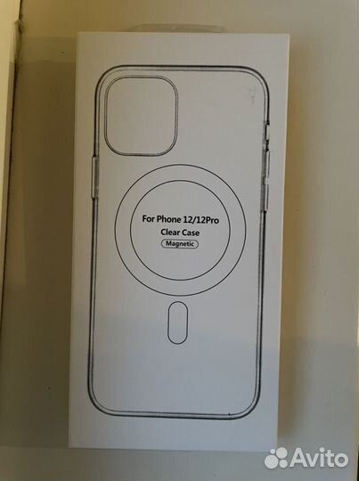 Прозрачный MagSafe Чехол на айфон от 12 и выше