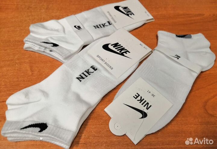 Носки Nike Fila белые