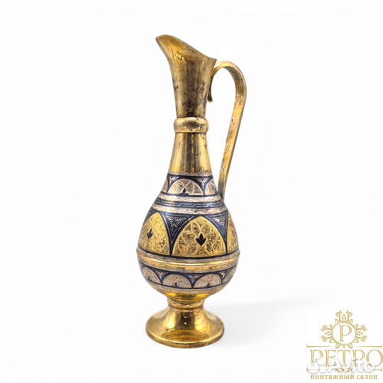 Кувшин серебро чернение позолота Кубачи