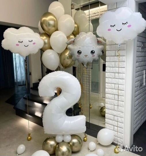 Воздушные шары на выписку