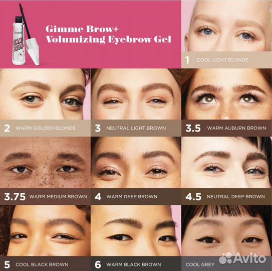 Benefit Gimme Brow + гель фибра для бровей 2