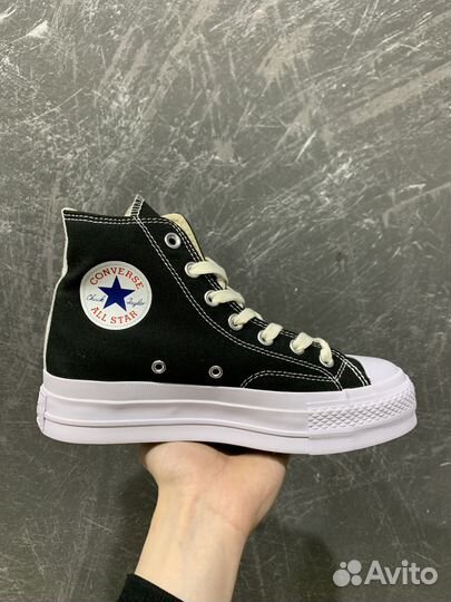 Converse Comme Des Garcons Platform. Женские кеды