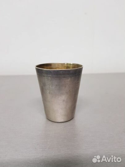 Стопка серебро 875 проба со звездой