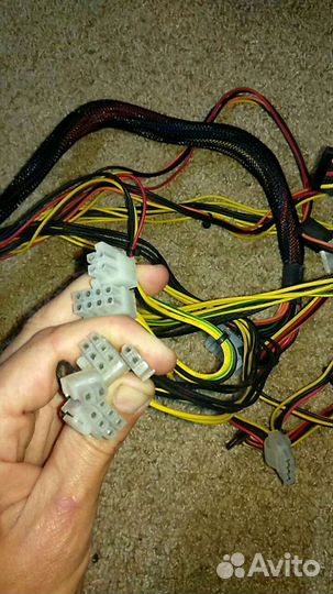 Блок питания 650w 6+2pin*2video 4+4cpu