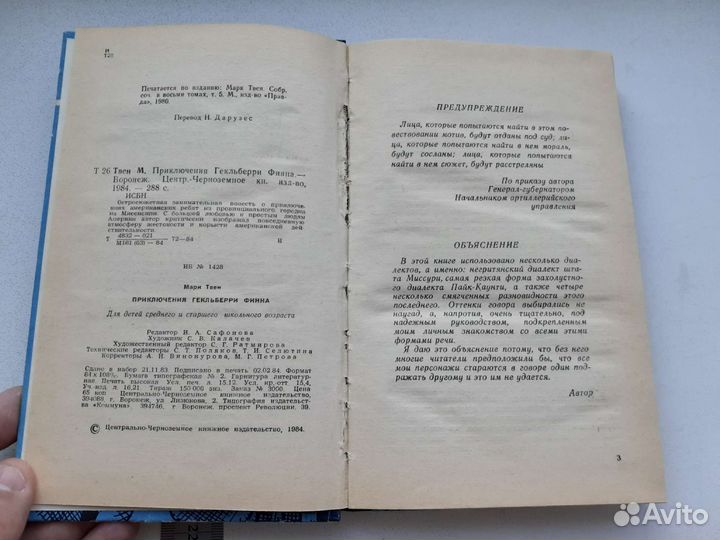 Марк Твен Приключения Гекльберри Финна 1984 год