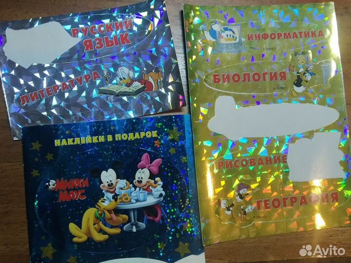 Наклейки Микки Маус для школы