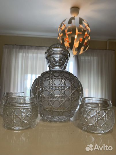 Штофы и графины СССР хрусталь