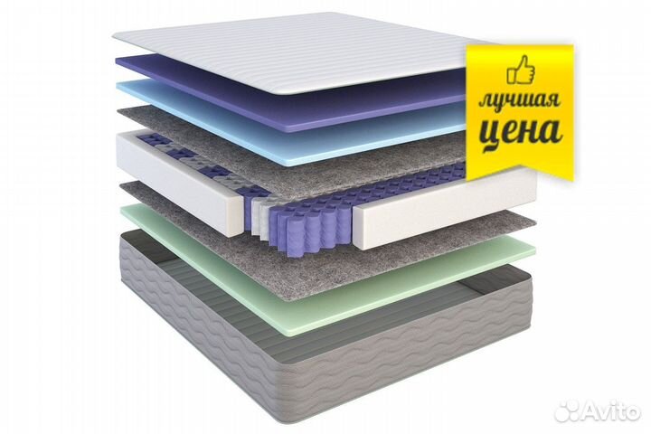 Матрас ортопедический 140х200 160х200 180х200