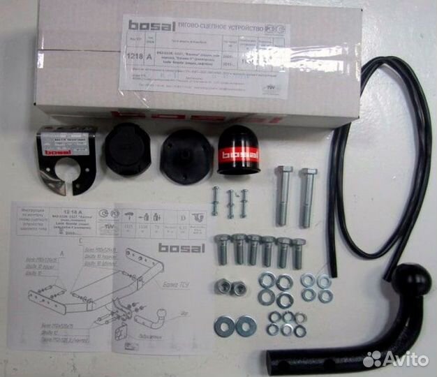 Фаркоп с шаром типа aлада Калина 1117 wagon/1118 s