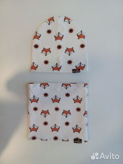 Комплект шапка и снуд