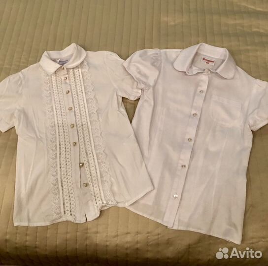 Блузки и рубашки школьные для девочки в ассортимен