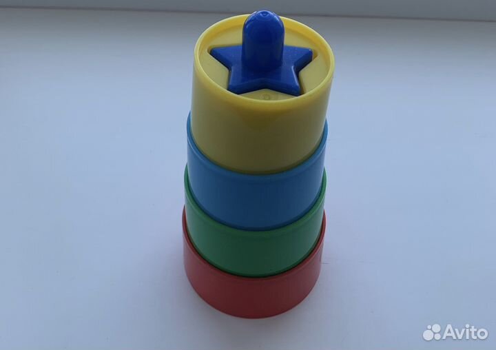 Игрушки для детей Азбука Пирамидка Stellar