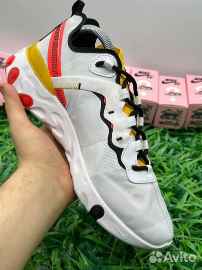 Nike React Element 87 Tour Yellow