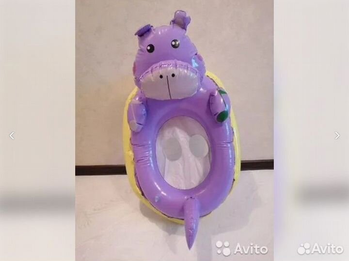 Круг для плавания с сиденьем, Бегемотик
