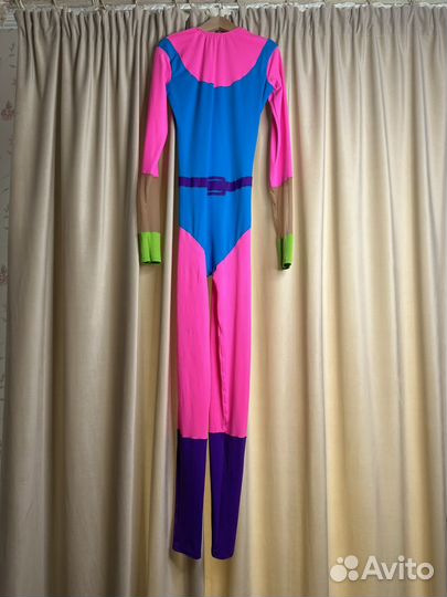 Комбинезон для воздушной гимнастики стиль 90-х