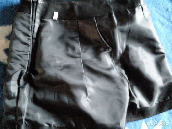 Шорты женские кожаные