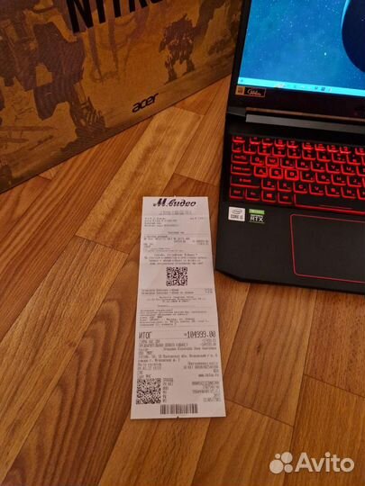 Acer Nitro 5 i5/16Gb/rtx3050ti/512Gb 144Ггц идеал