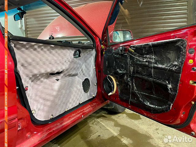 Шумоизоляция двух дверей - Шумология