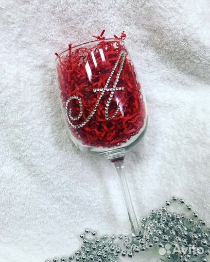 Бокалы со стразами