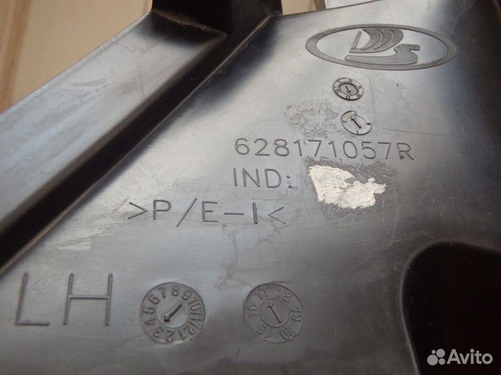 Решетка бампера переднего бампера левая xray